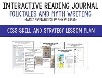Preview of Folktales and Myth Writing-Interactive Reading Journal