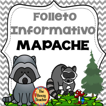 Preview of Folleto Informativo - Mapache | Spanish | Raccoon Fact Booklet | Craft