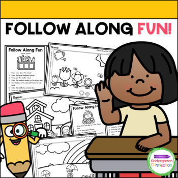 Preview of Follow Along Fun - Following Directions Activities