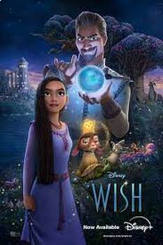 Preview of Follow Along Movie Guide for Disney's WISH (No Prep)