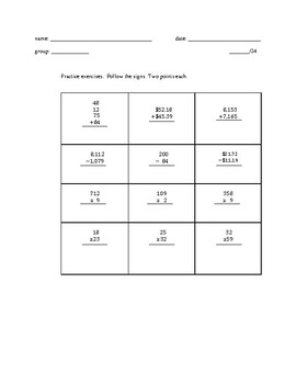 Preview of Follow The Signs Practice Exercises