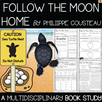 Preview of Follow the Moon Home {A Book Study Set}