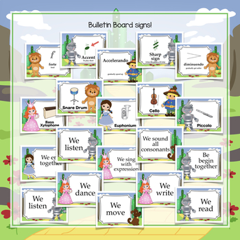We Are the Music Makers: a HUGE Set of Visual Aides and Classroom
