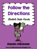 Follow-the-directions Student Task Cards