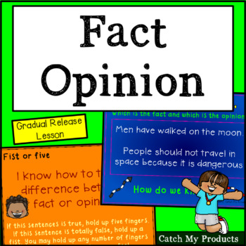 Preview of Fact and Opinion for Promethean Board Use