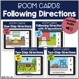 Following Directions BOOM Cards - Following 1 & 2 Step Dir