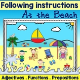 Following Directions using a beach theme