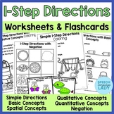 Following 1 Step Directions with Language Concepts