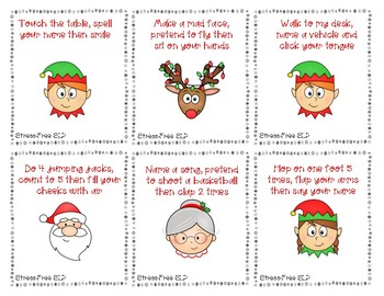 Following 2 & 3-Step Directions: Christmas by Stress-Free SLP | TpT