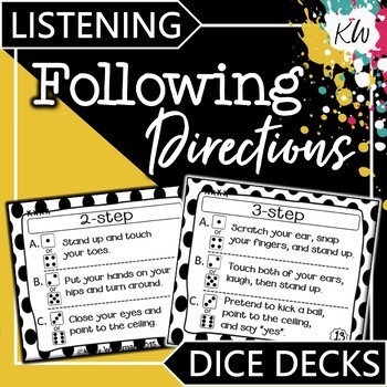 Preview of Following Directions Speech Therapy Game