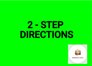 Preview of Following Directions (2- Step Directions)