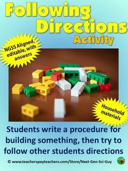 Preview of Following Directions Activity: Fun Practice with Writing & Following Procedures