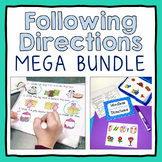 Following Directions Activities and Worksheets Bundle