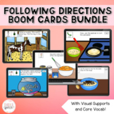 Following Directions Boom Cards Bundle | Speech and Language