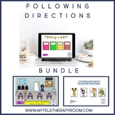 Following Directions Bundle: Sports and School Theme (Boom Cards)