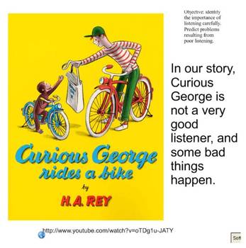 Preview of Following Directions Curious George