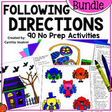 Following Directions Drawings Bundle | Critical Thinking Skills
