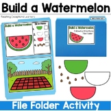 Following Directions File Folder: Build a Watermelon