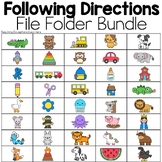 Following Directions File Folder Bundle