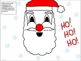 Following Directions: How to Draw Santa's Face Holiday Activity