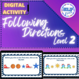 Following Directions LEVEL TWO- Interactive Activity- Simi