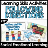 Following Directions Lesson and Activities