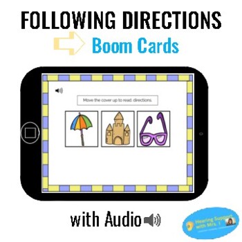 Following Directions One Element Summer by Hearing Support | TPT