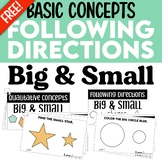 Following Directions | Qualitative Concepts | Big & Small 