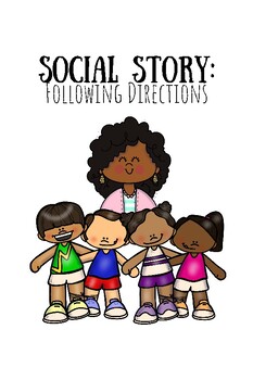 Preview of Following Directions: Social Story