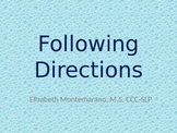 Following Directions Social Story