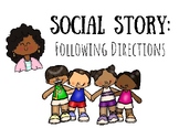Following Directions Social Story with Questions