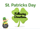 Following Directions: St. Patrick's Day (BOOM Cards)