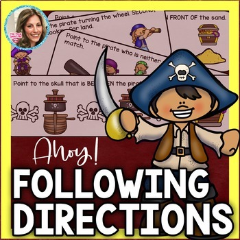 Preview of Following Directions Task Cards - Listening Skills - Speech Therapy 