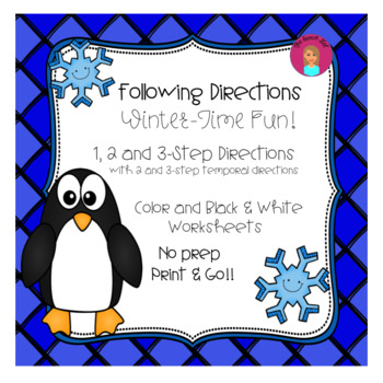 Following Directions - Winter by The Speech Gal | TpT