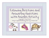 Speech Therapy: Following Directions & Answering Questions