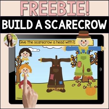 Preview of Following Directions to Build a Scarecrow Freebie Boom Cards™