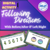 Following Directions with Concepts Before/After & Left/Right