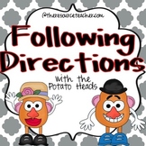 Following Directions with the Potato Heads