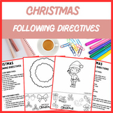 Following Directives Christmas Crafts - Speech, Language |