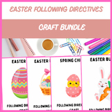Following Directives Easter Craft Bundle - Speech Therapy 