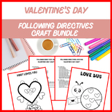 Following Directives Valentine’s Day Crafts - Speech Thera