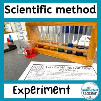 Preview of Following Instructions Experiment Back to School Scientific Method