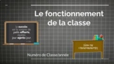 Fonctionnement de classe: rentrée scolaire