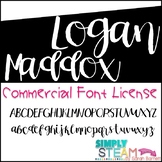 Font: Bubbles Logan Maddox Commercial Font License