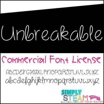 Font: Bubbles Unbreakable Commercial Font License by Simply STEAM