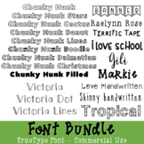 Font Bundle - Commercial Use - TTF FONT- Growing Bundle