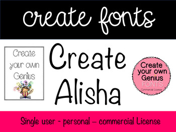 Preview of Font: Create Alisha