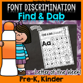 Font Discrimination Find & Dab