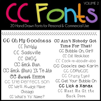 Preview of Font Fun! {Volume 2}