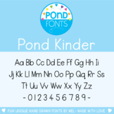 Font - Pond Kinder - For Personal and Commercial Use